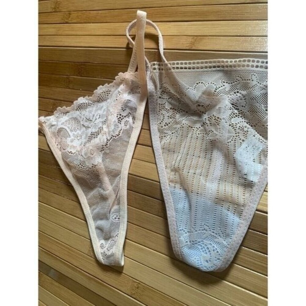 NEW Women’s 9 Pair Lace G-String Thong Set XS/S - Picture 10 of 10